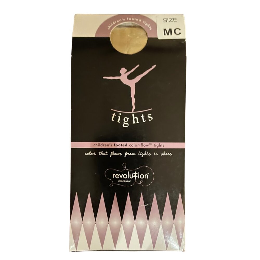 Revolution Dancewear | Children’s Tights | Dark Tan | Size MC | New In Package